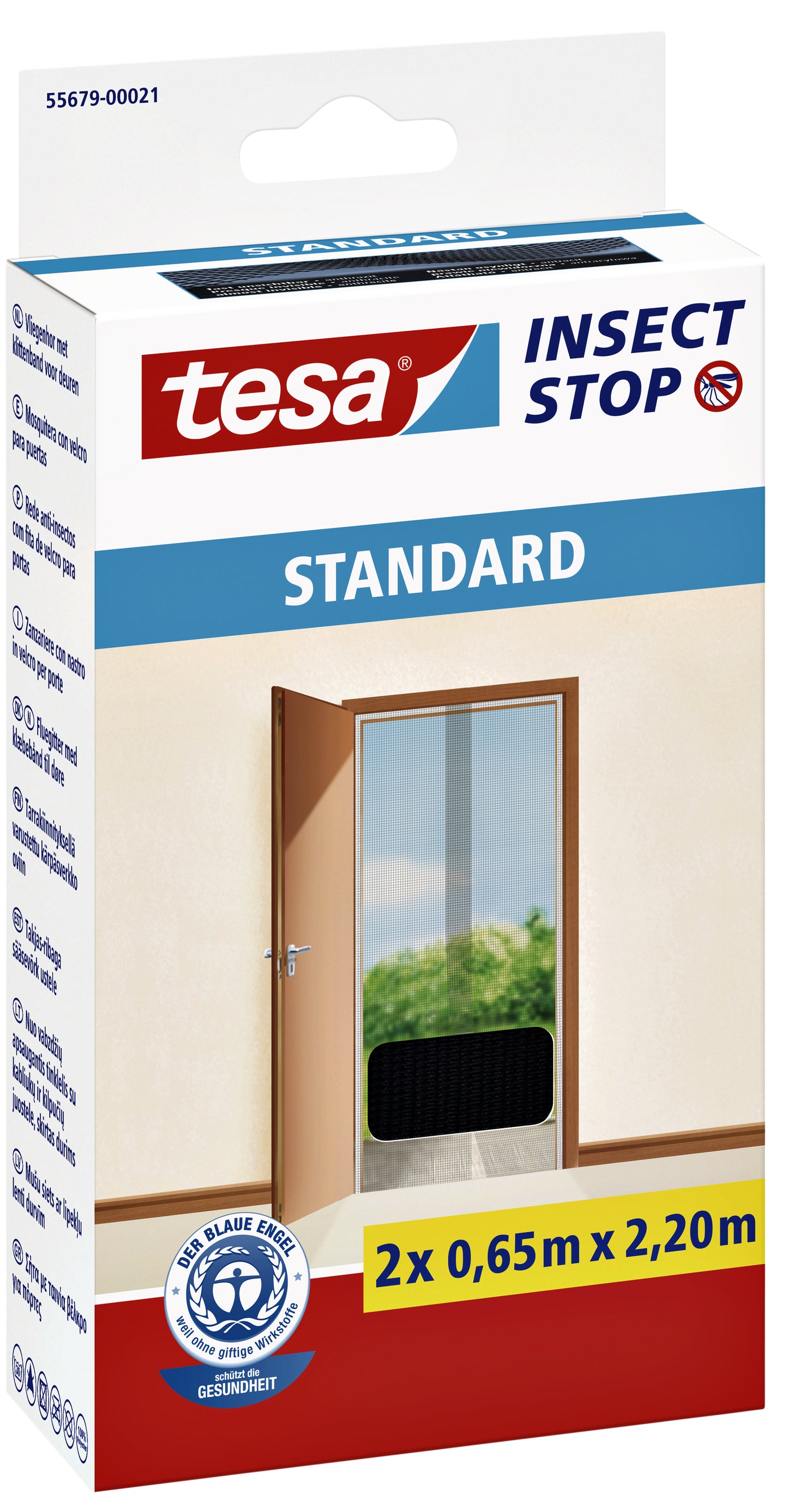 Tesa - Insectenhor standard deur 2x 0.65x2.20m dgs