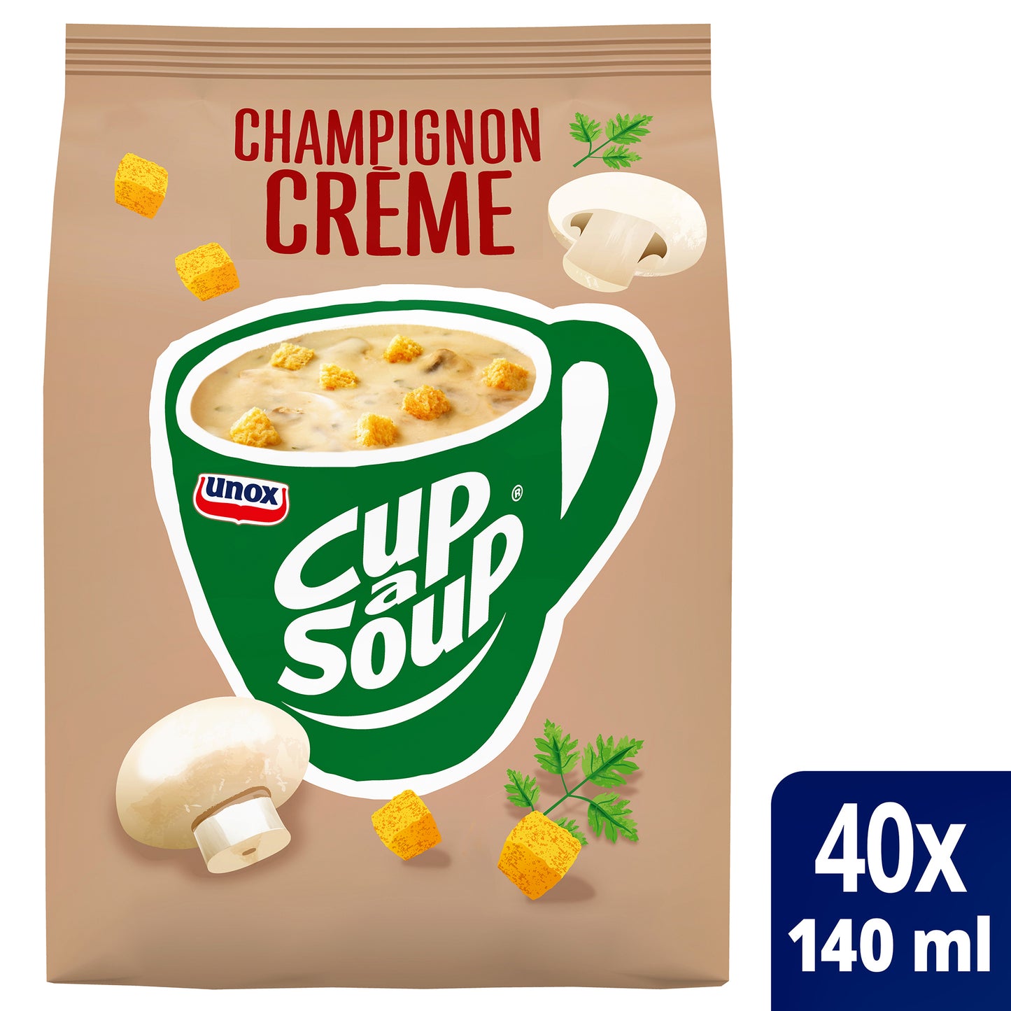 Cup A Soup - Máquina Cup-a-Soup bolsa crema de champiñones 140ml