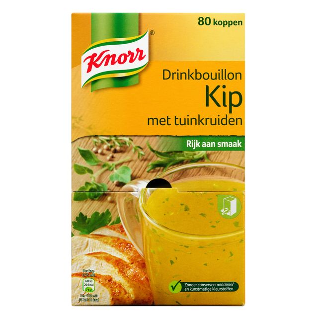 Knorr - Bere brodo di pollo alle erbe dell'orto 80 pezzi
