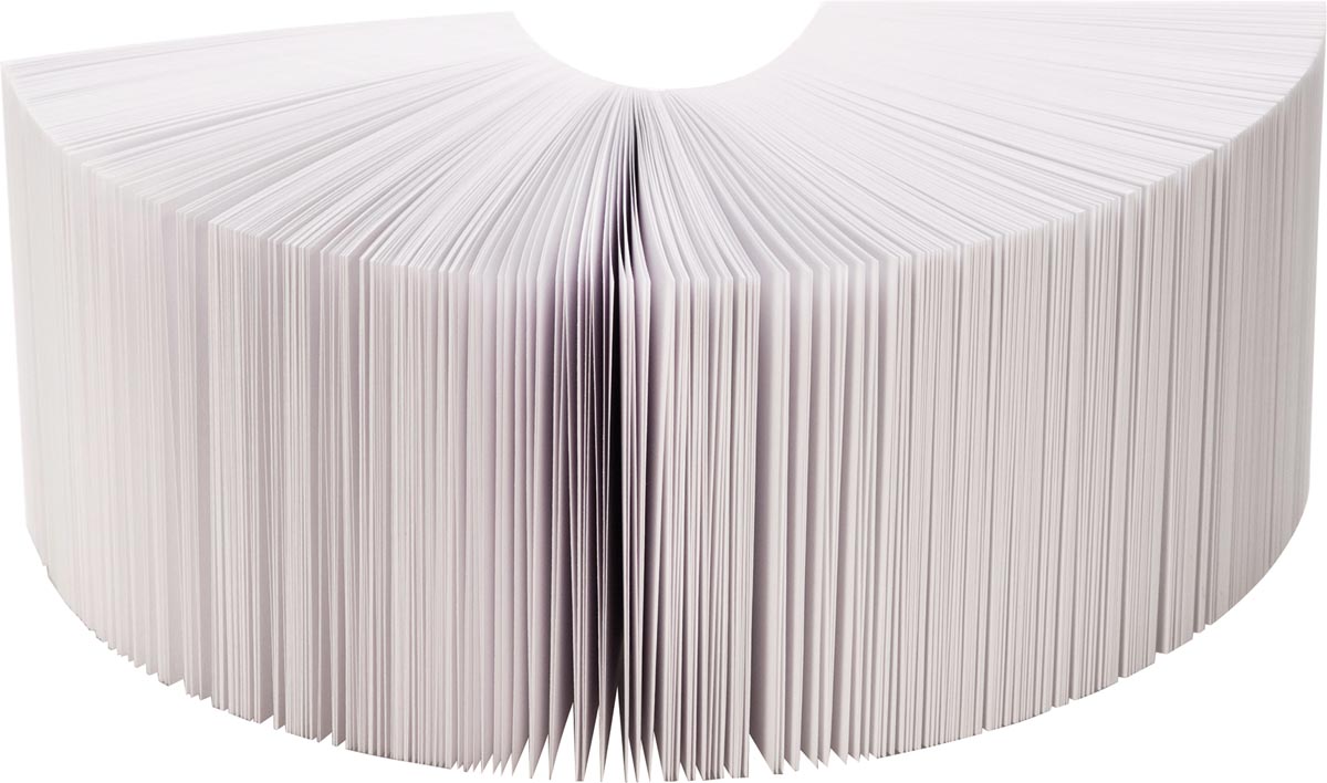 Folia - Notas, pies 90 x 90 mm, encoladas, blanco, bloc de 700 hojas