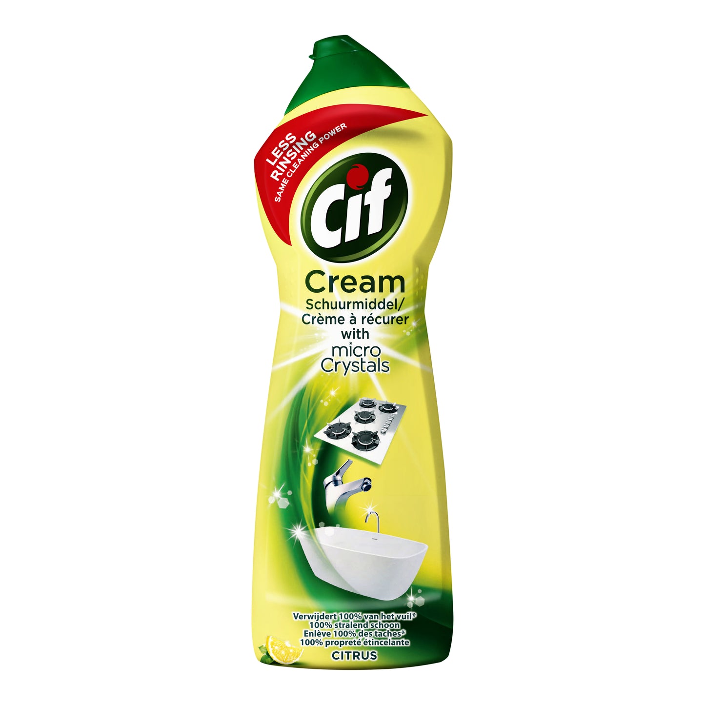 Cif - Abrasivo Limón 750ml | 8 piezas