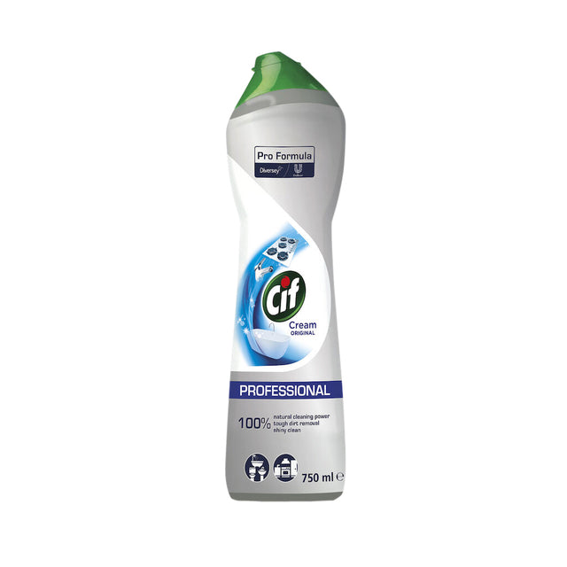 Cif - Crème Abrasive 750ml | 8 pièces
