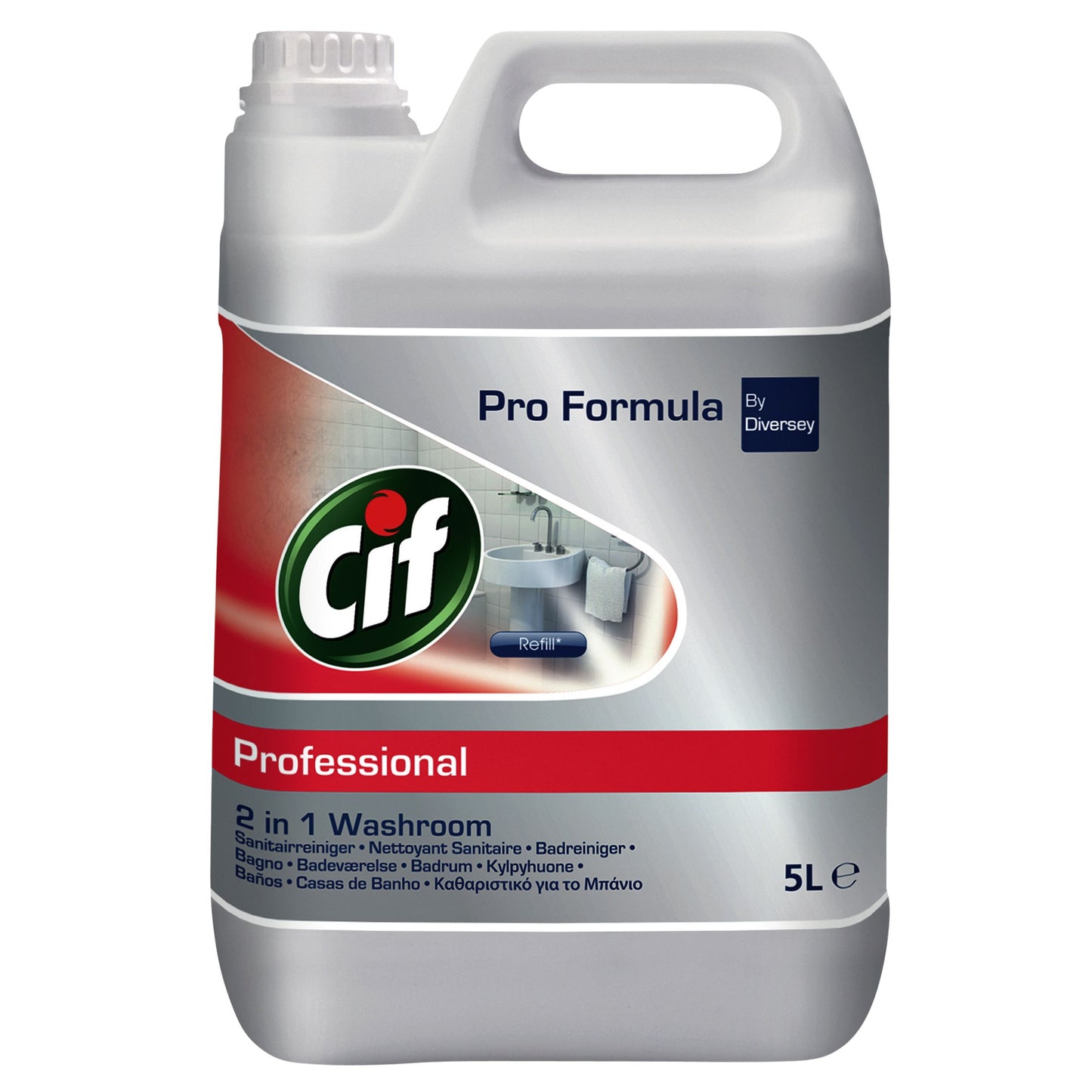 Cif - Detergente Sanitario Professionale 2 in 1 5 litri