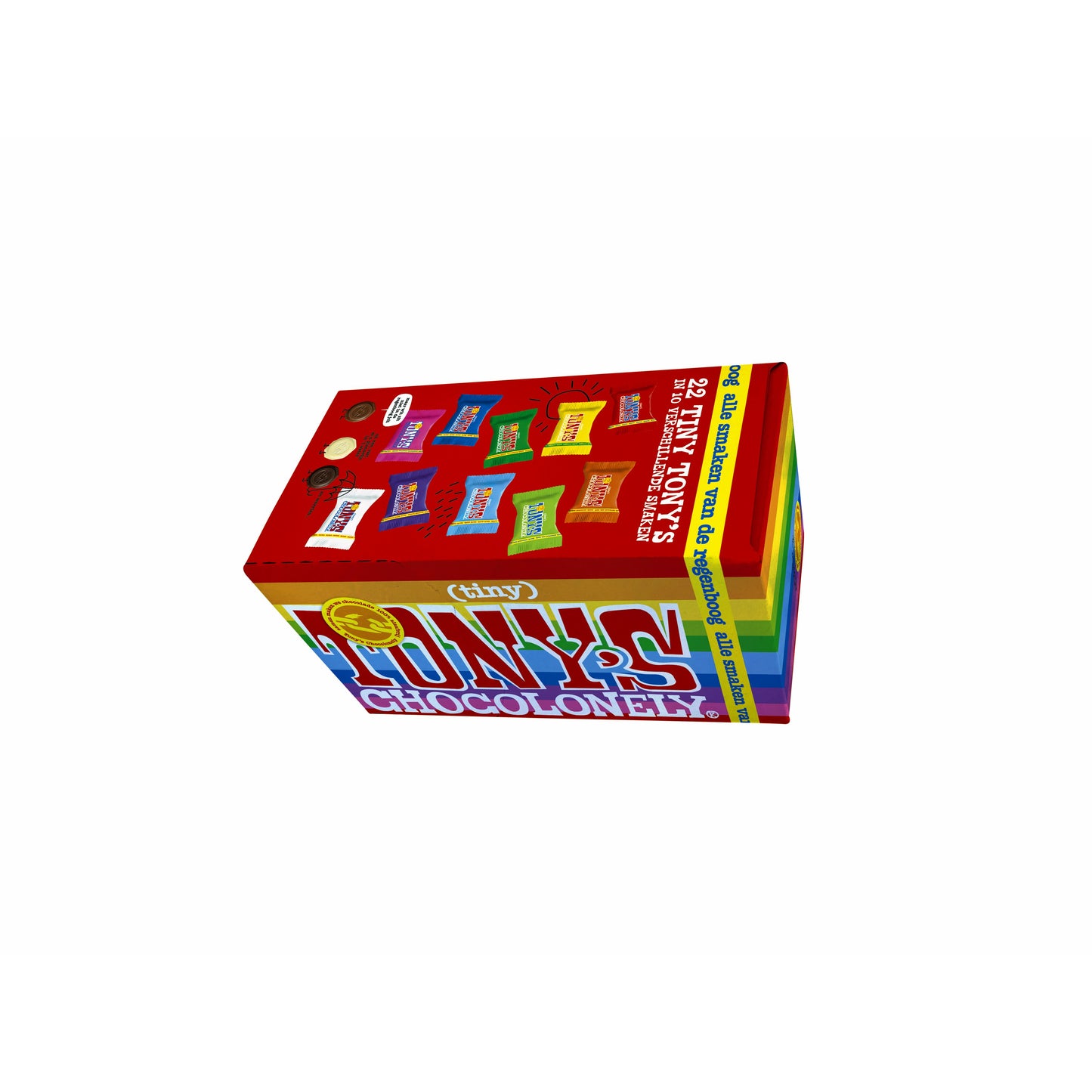 Tony's Chocolonely - Chocolade tony chocolonely tiny mix doos 200gr