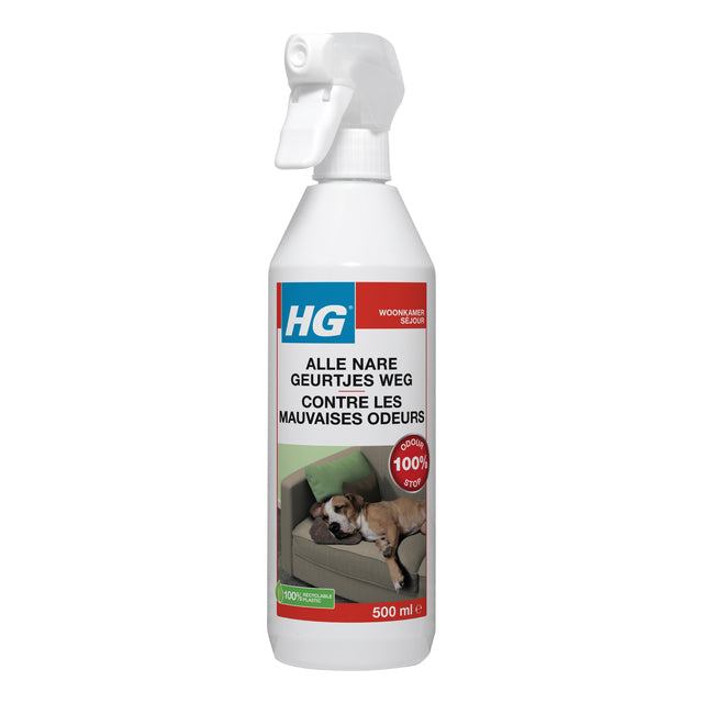 HG - Deodorante per ambienti soggiorno rimuove tutti i cattivi odori 500 ml