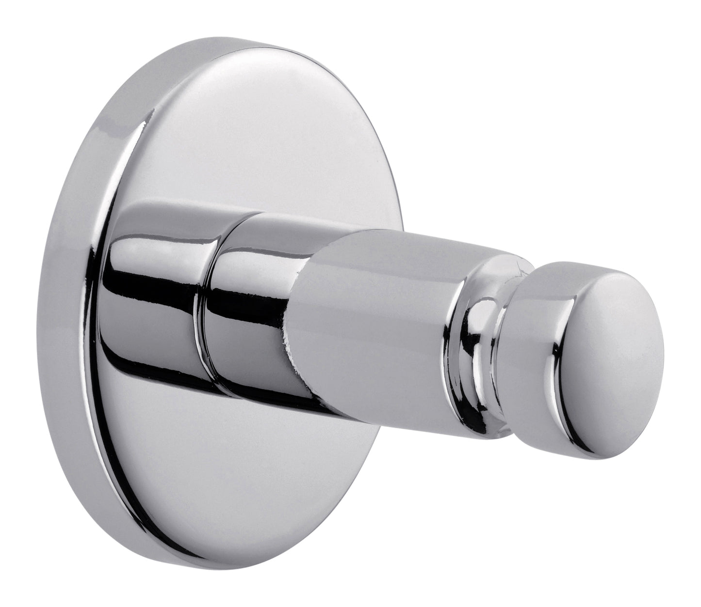 Tesa - Towel hook ® Smooz high-gloss chrome-plated metal, self-adhesive