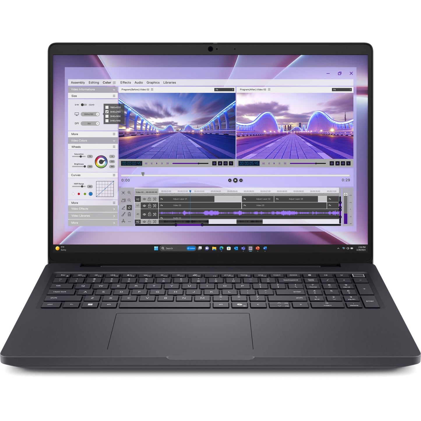 DELL - Pro Max 16 MC16250 Intel Core Ultra 7 265H Mobiel werkstation 40,6 cm (16) Full HD+ 32 GB DDR5-SDRAM 1 TB SSD NVIDIA RTX PRO 1000 Blackwell Wi-Fi 7 (802.11be) Windows 11 Pro Engels Zwart