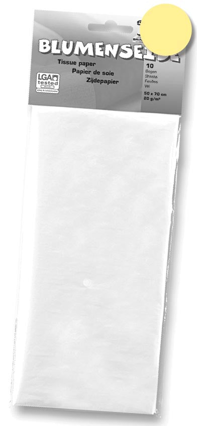 Folia - zijdepapier citroengeel
