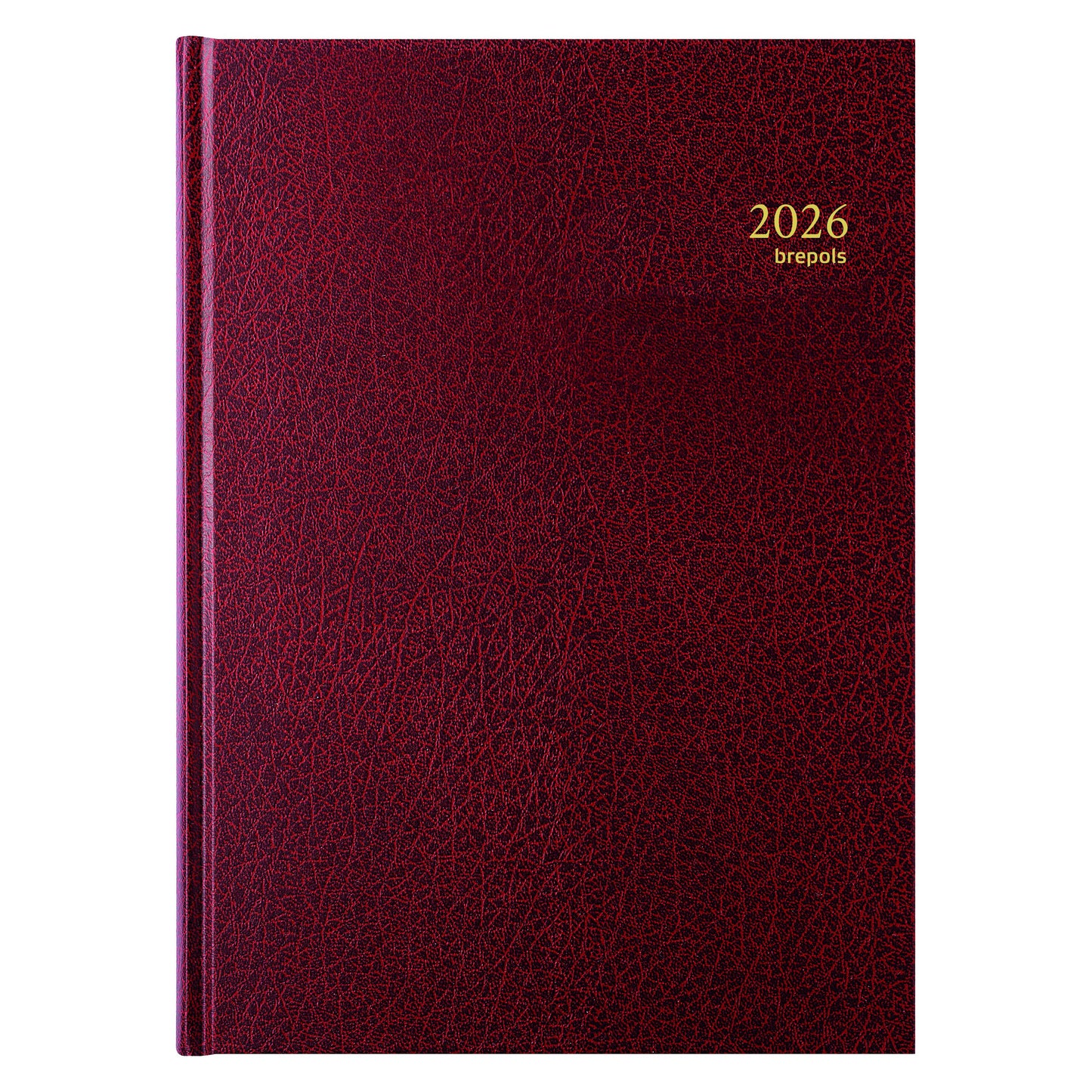 Brepols - Agenda 2026 Bremax Santex A4 1 giorno/1 pagina 4 colonne bordeaux