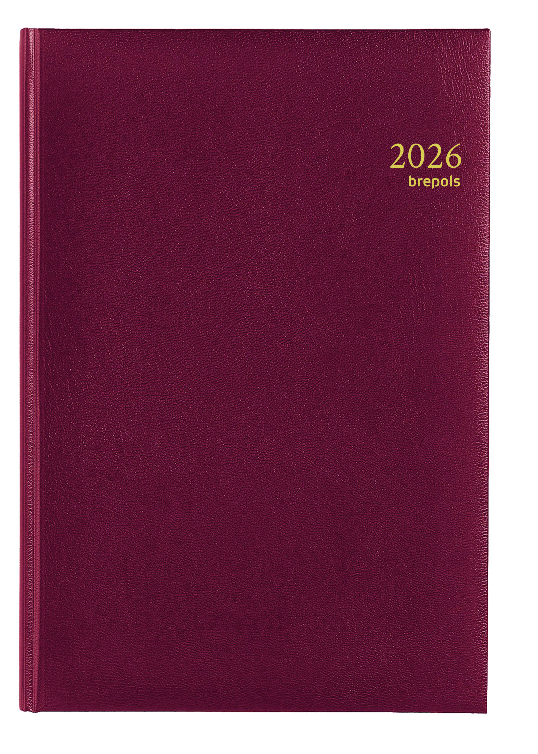 Brepols - Agenda 2026 Omega Lima 7 giorni/2 pagine bordeaux