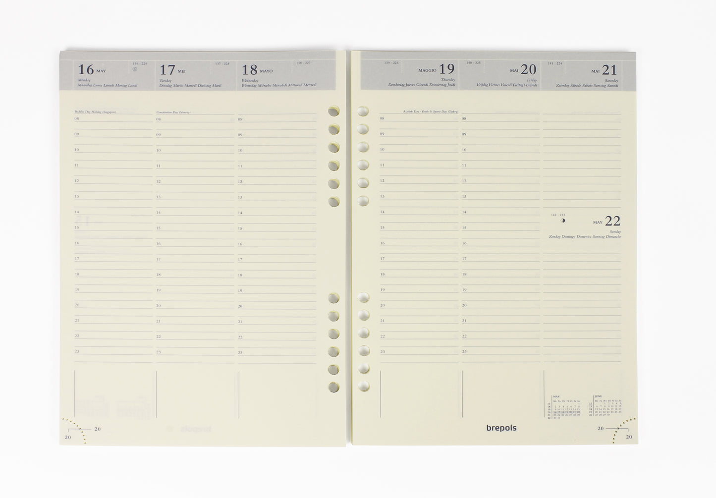 Brepols - Agendavulling 2027 brefax 7 7d/2p