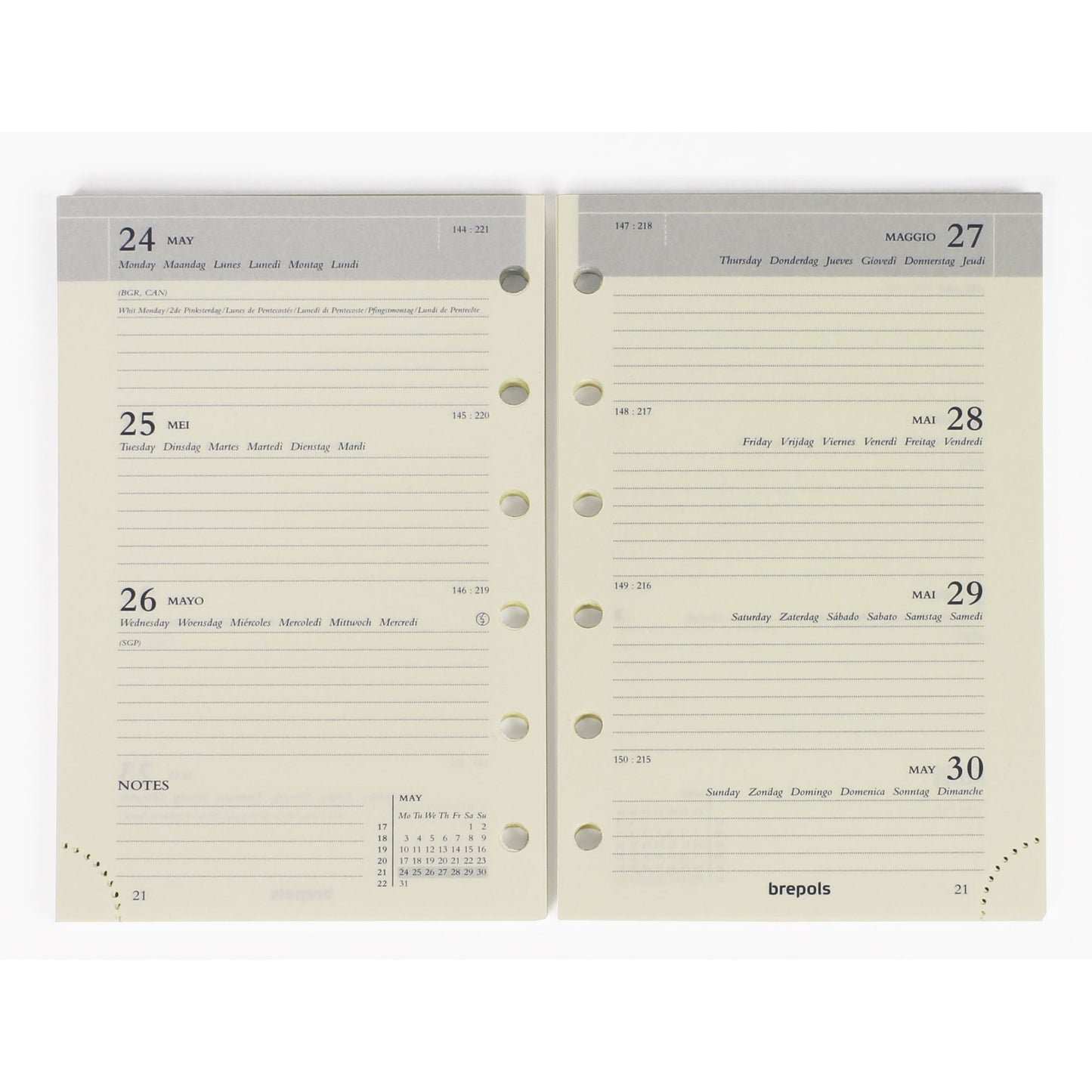 Brepols - Diary filling 2026 Brefax 27 7 days/2 pages