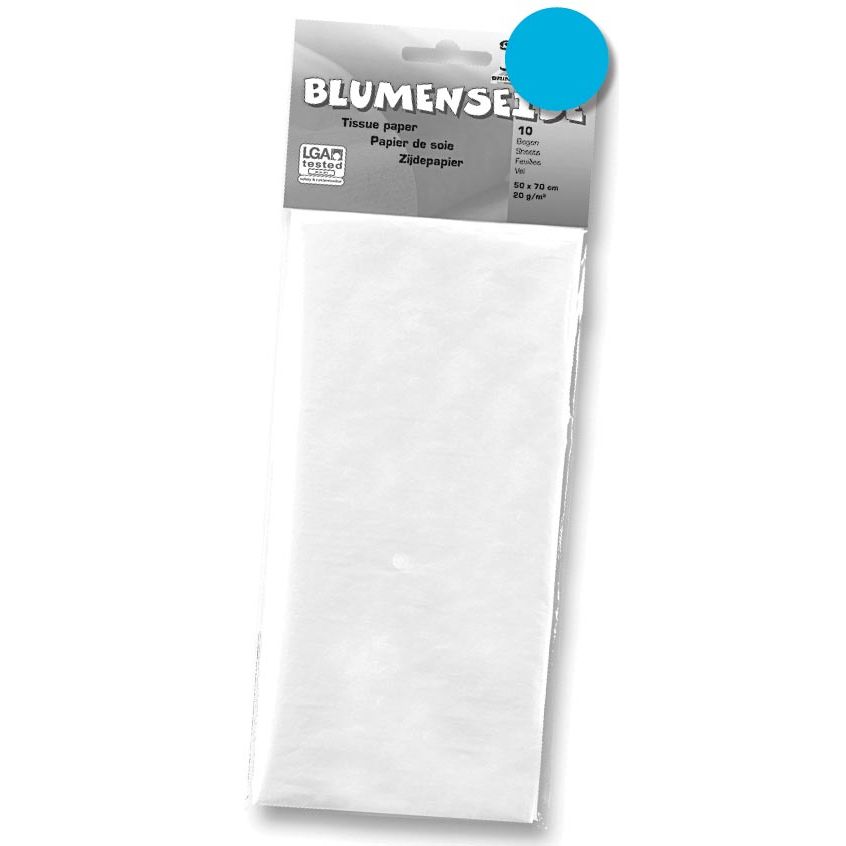 Folia - zijdepapier blauw