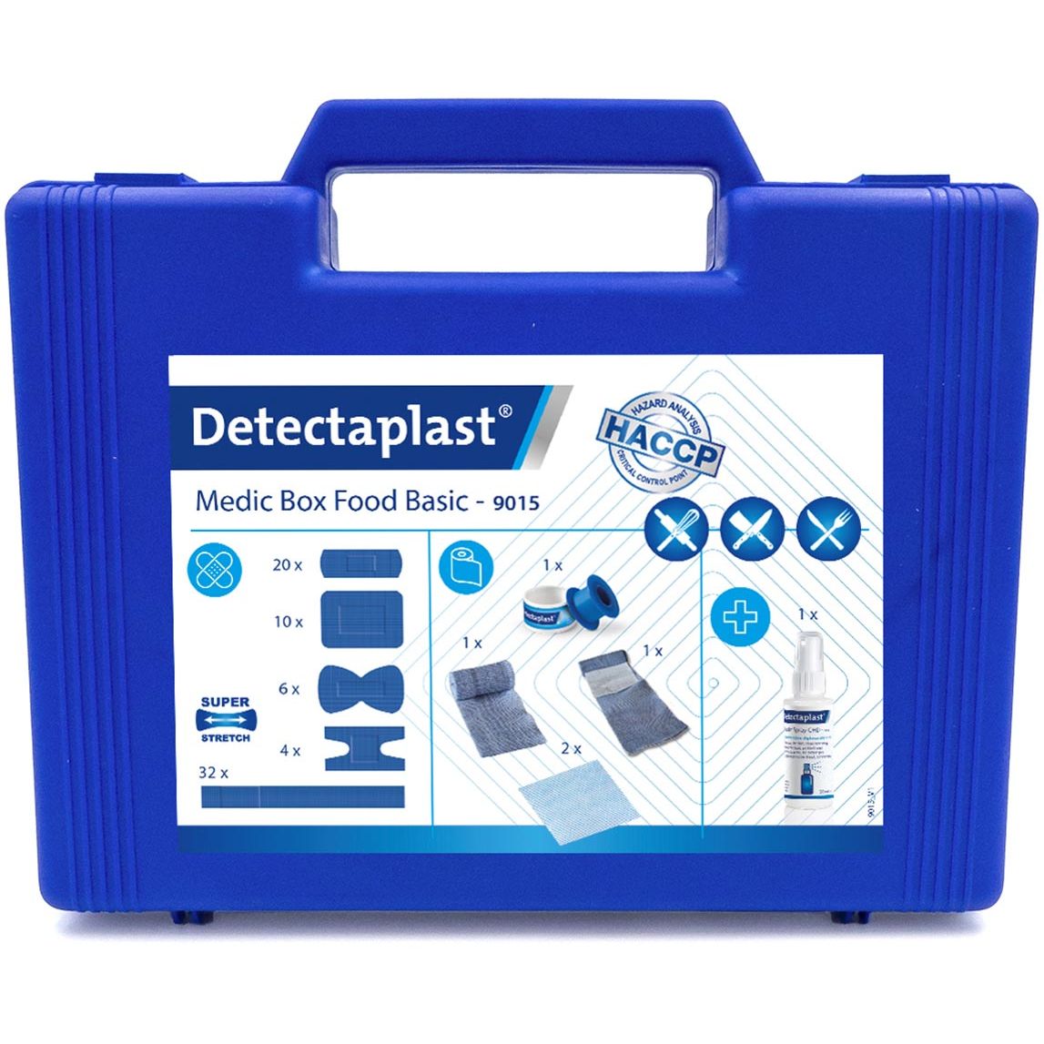 Detectaplast - EHBO-koffer Medic Box Food Basic, basiskoffer HACCP