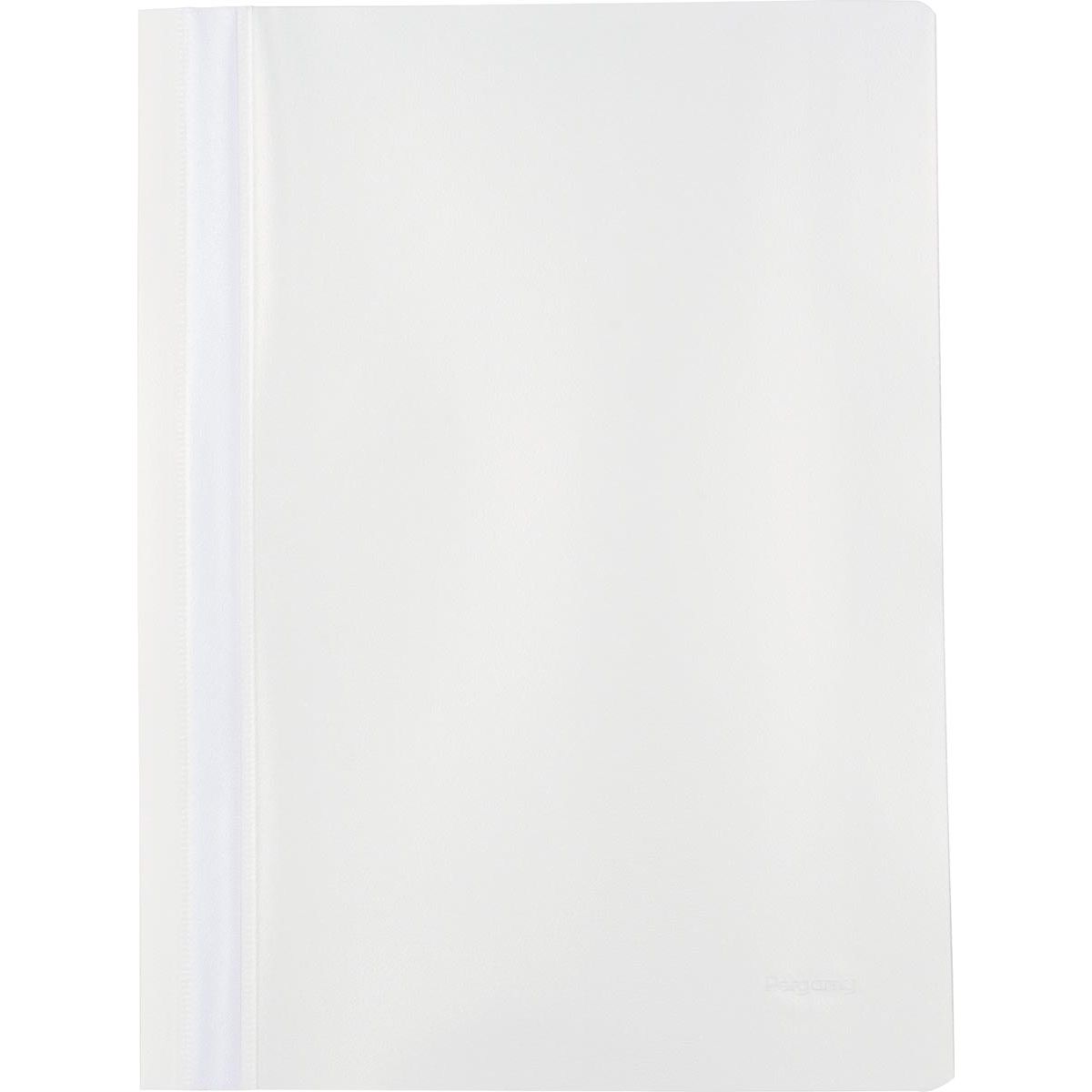 Pergamy - quick-fix folder, ft A4, PP, pack of 25, white