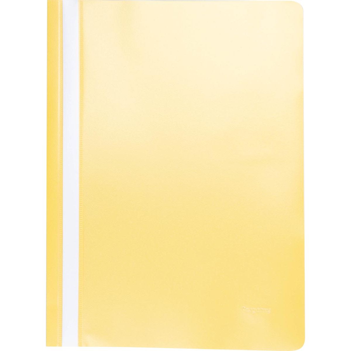 Pergamy - snelhechtmap, ft A4, PP, pak van 25 stuks, geel