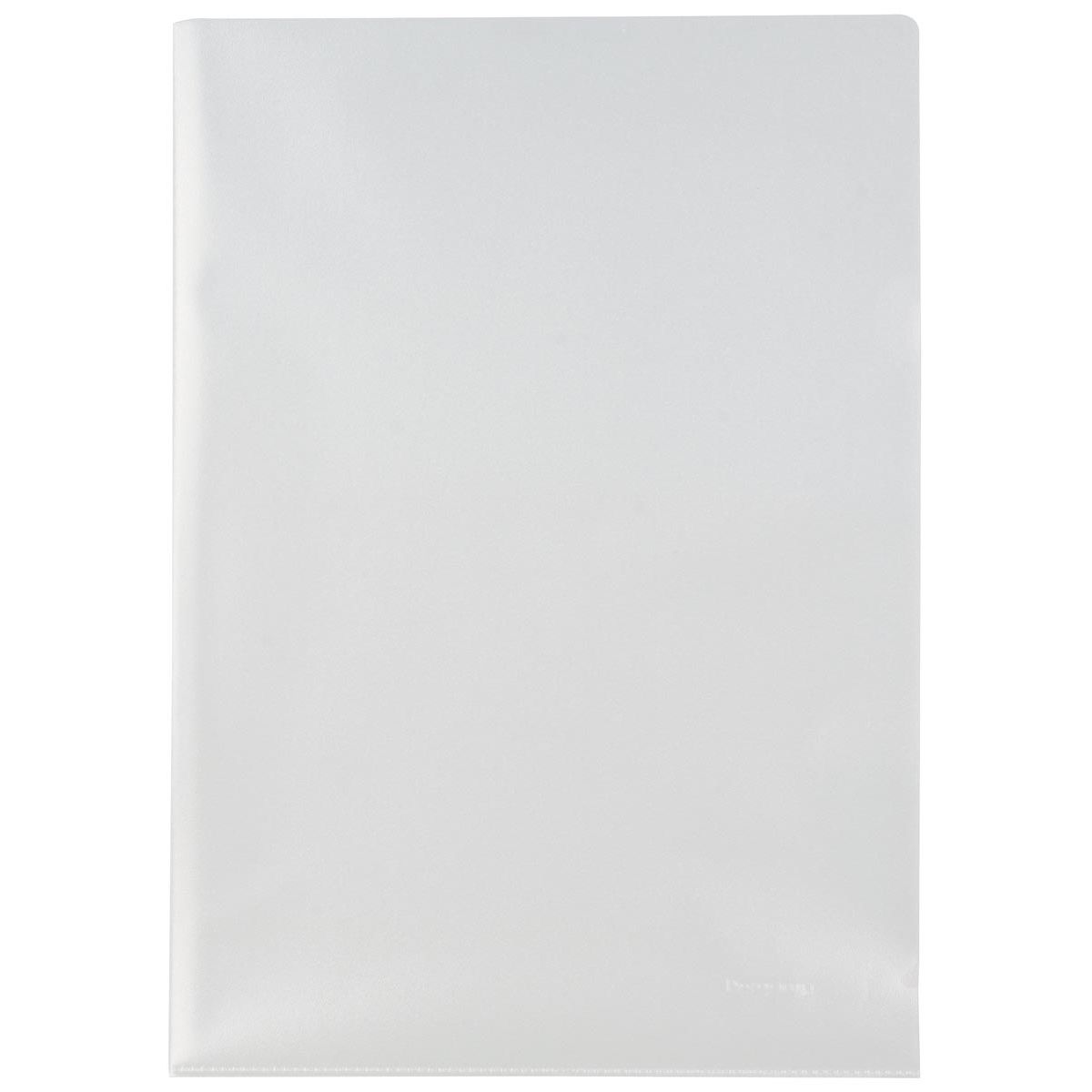 Pergamy - Cartella a L, ft A4, PP 90 micron, granulato, scatola da 100 pezzi