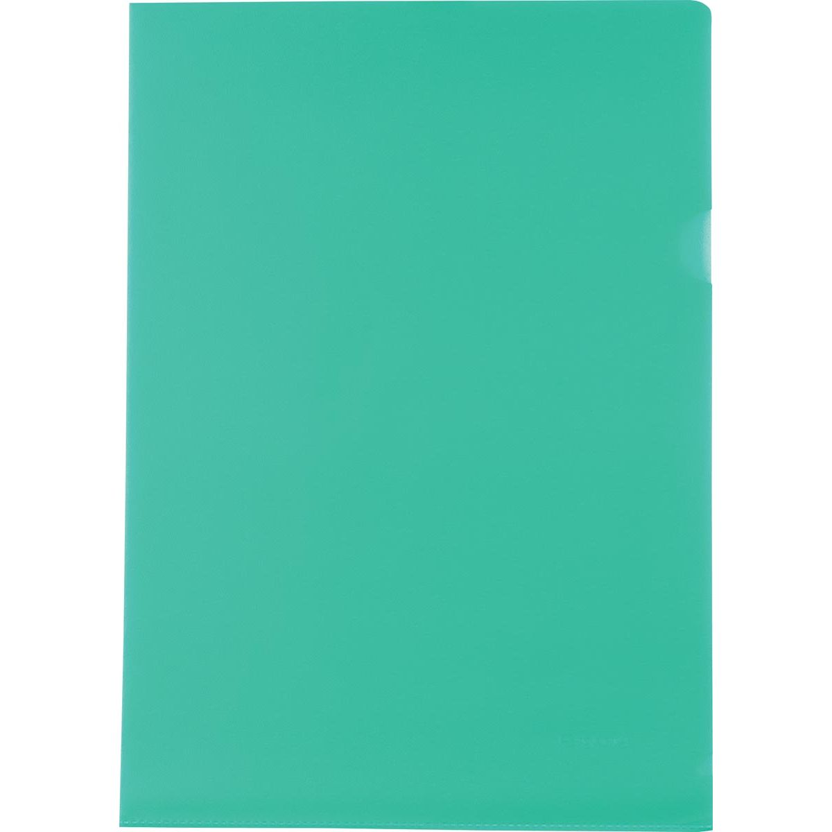 Pergamy - Cartella a L, ft A4, PP da 120 micron, conf. da 25, verde