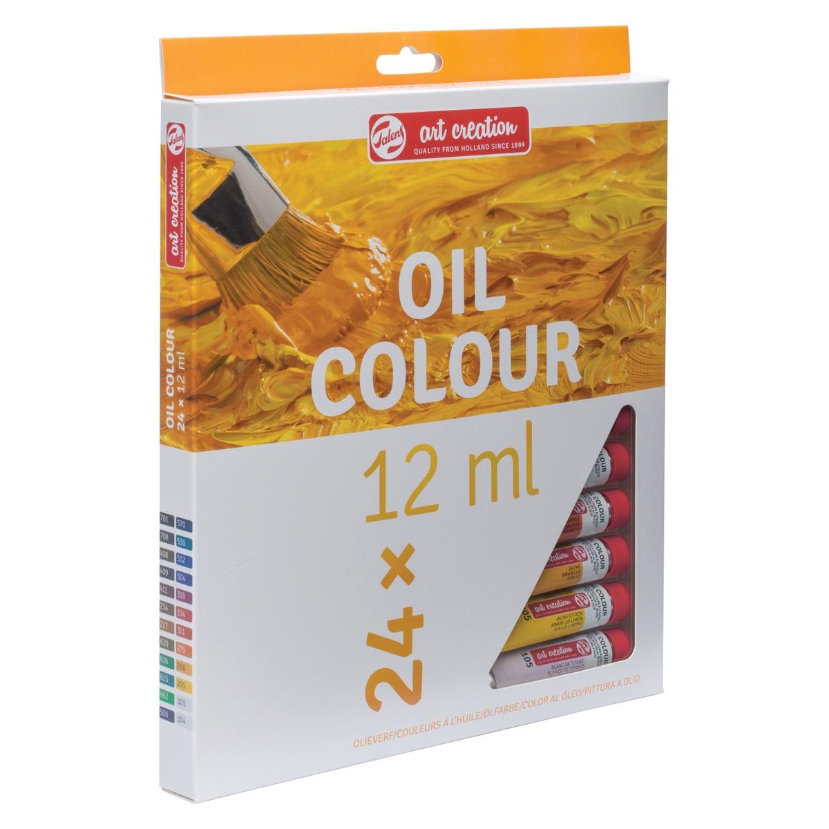 Talens Art Creation - Art Creation olieverf tube van 12 ml, set van 24 tubes in geassorteerde kleuren