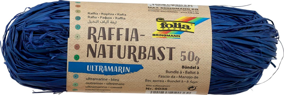 Folia - raffia ultramarine