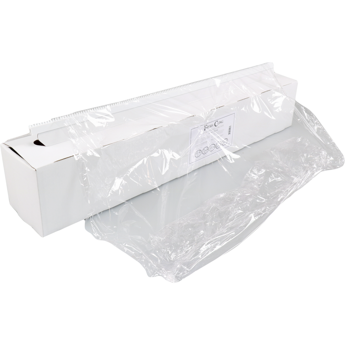 Klika - Folie | Stretchfolie ungelocht | selbstklebend | auf Rolle/Spenderbox | PVC | 45cm | 300m | transparent