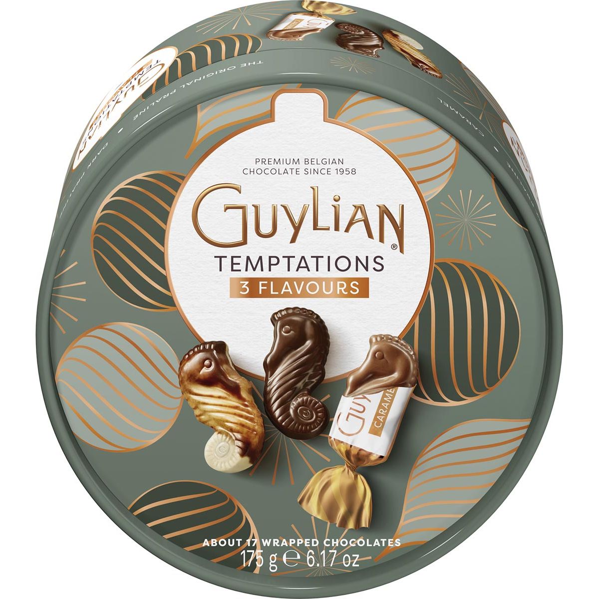 Guylian - chocolade Temptations Mix, Jewel Box, doos van 175 g