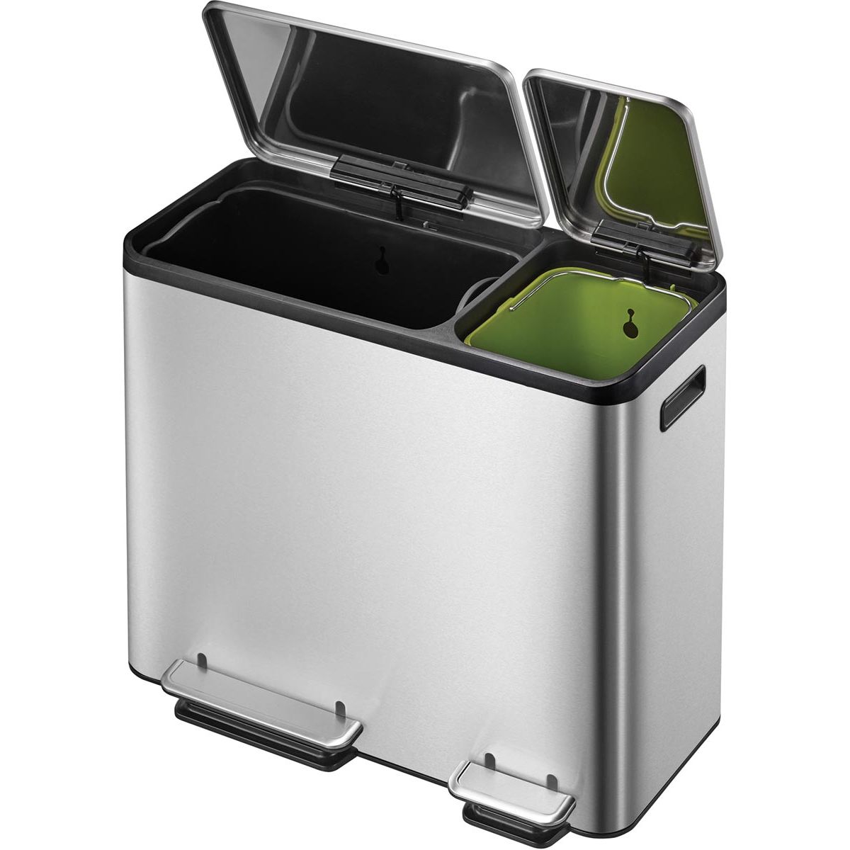 Eko - Papelera con pedal Ecocasa 30 + 15l