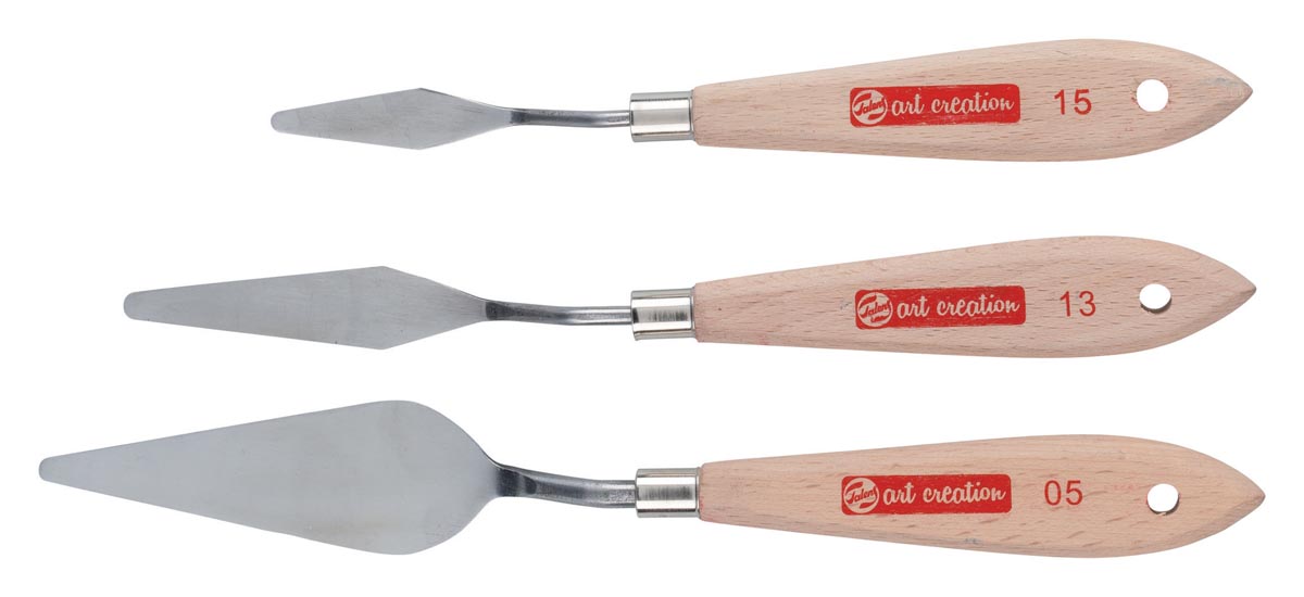 Talens Art Creation - Art Creation schildersmes, set met 3 stuks