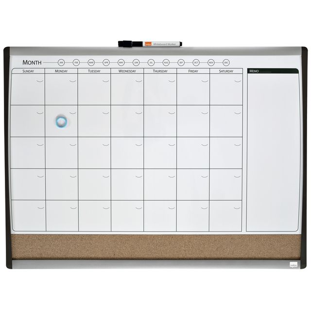 Nobo - Whiteboard planner prikbord 585x430mm | 6 stuks