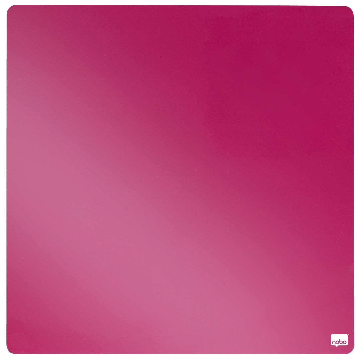 Nobo - Whiteboard tegel 36x36cm roze magnetisch | 8 stuks