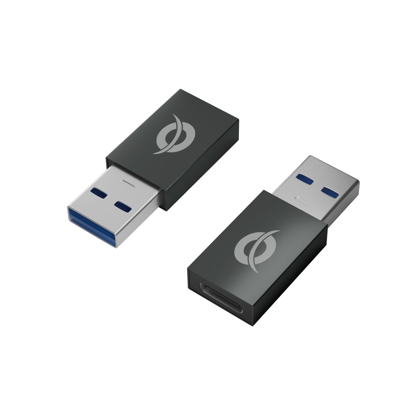 CONCEPTRONIC - DONN10G tussenstuk voor kabels USB A USB C Zwart