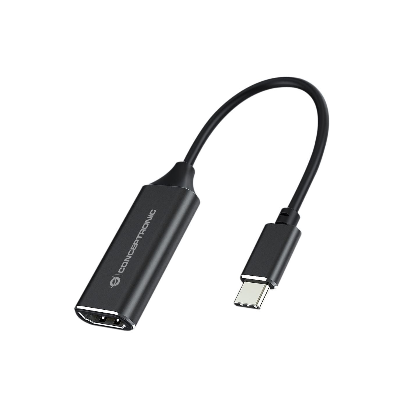 CONCEPTRONIC - ABBY03B video kabel adapter HDMI Type A (Standaard) USB Type-C Zwart