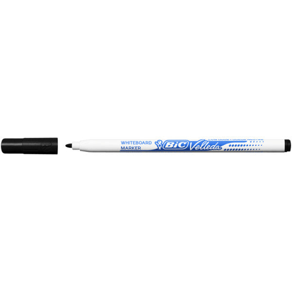 Bic - Pennarello per lavagna Velleda 1721 tondo fine nero
