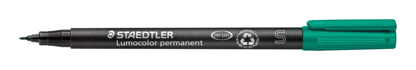 Staedtler - Viltstift ohp lumo sf 313 perm groen | 10 stuks