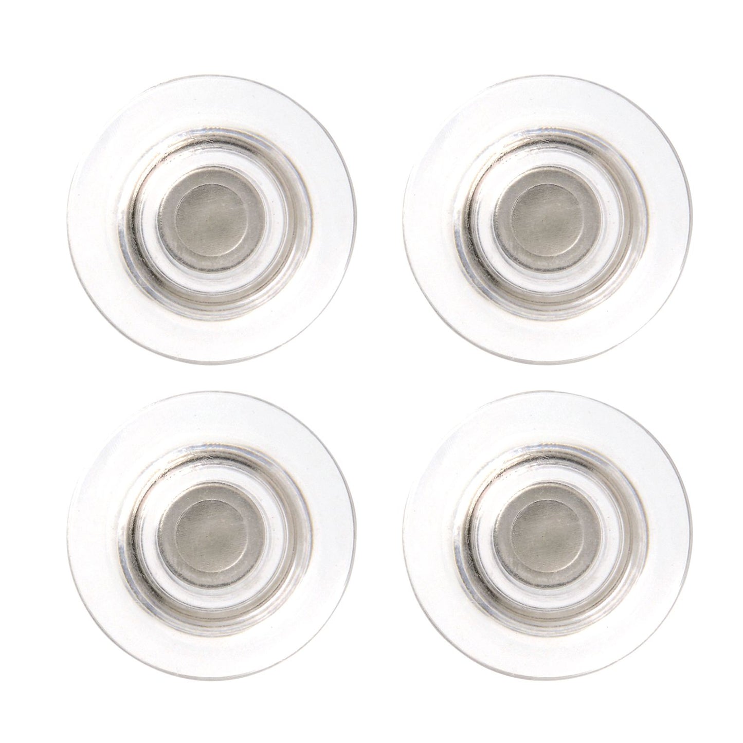 Nobo - Lavagna magnetica in vetro extra forte 32 mm trasparente 4 pezzi