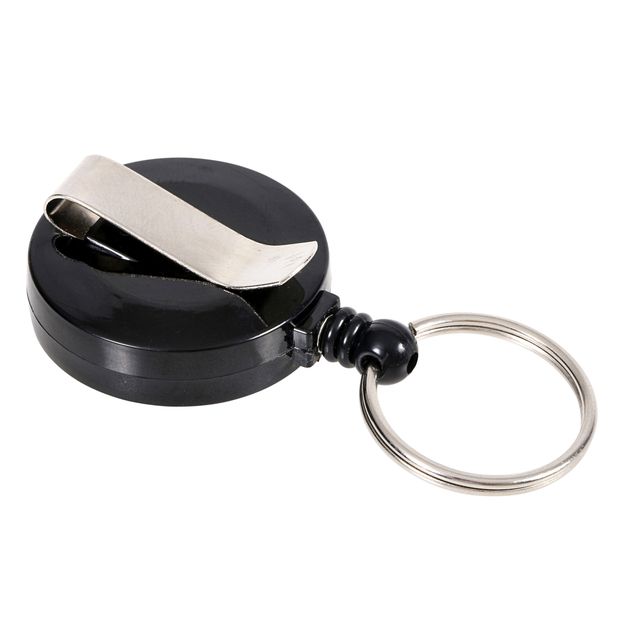 Europel - Roll-off mechanism peel key ring black | 10 pieces