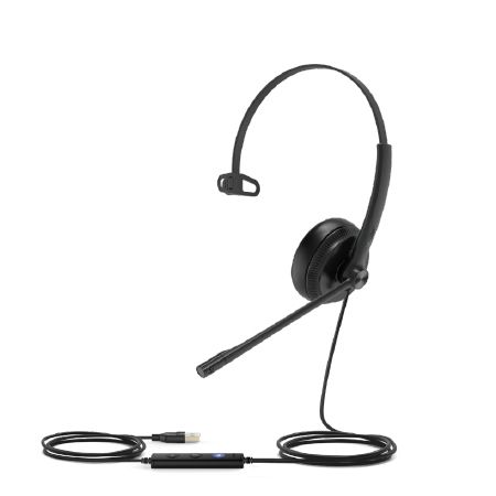 YEALINK - UH34 Headset Bedraad Hoofdband Kantoor/callcenter Zwart