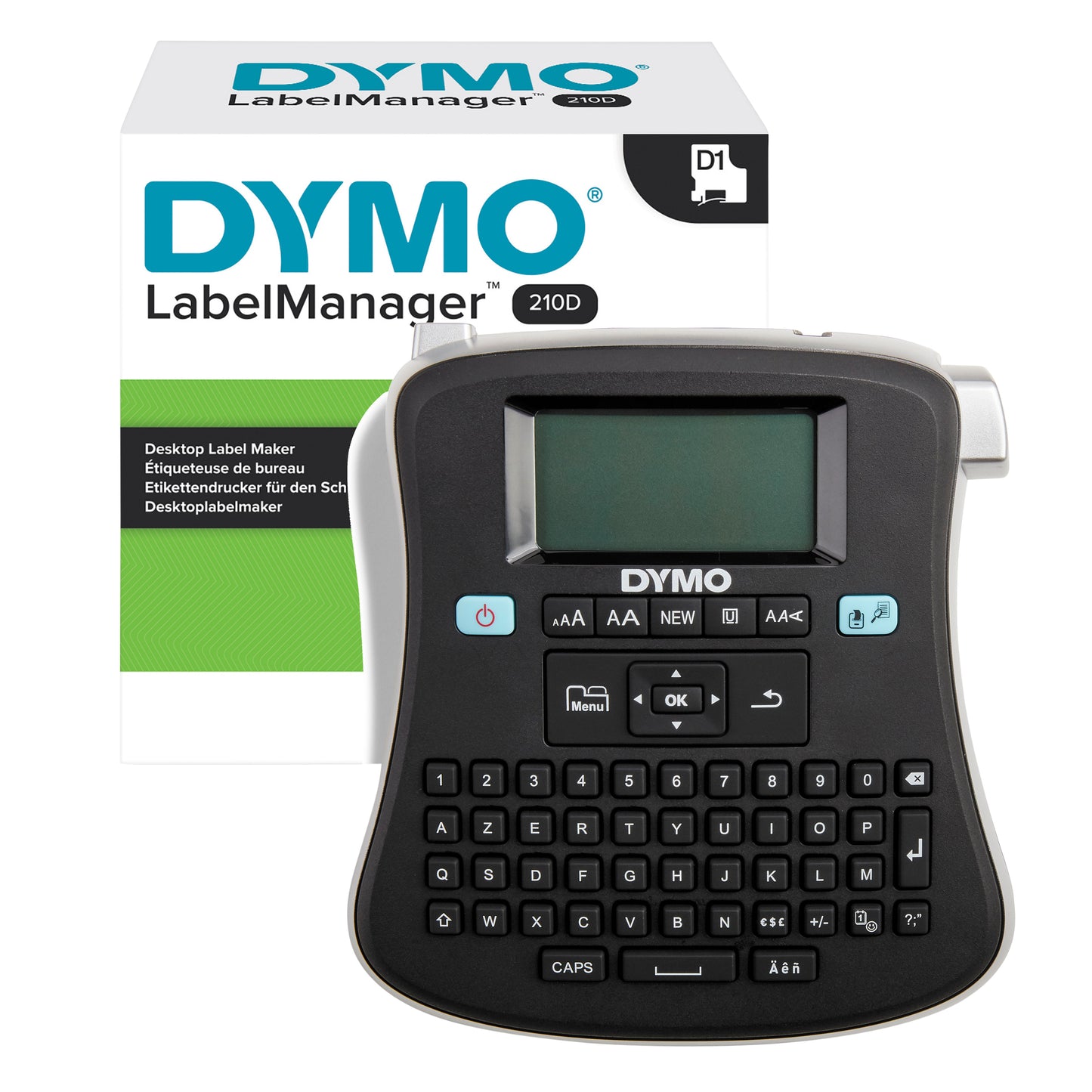 Dymo - Stampante per etichette LabelManager 210D+ portatile azerty 12mm nero