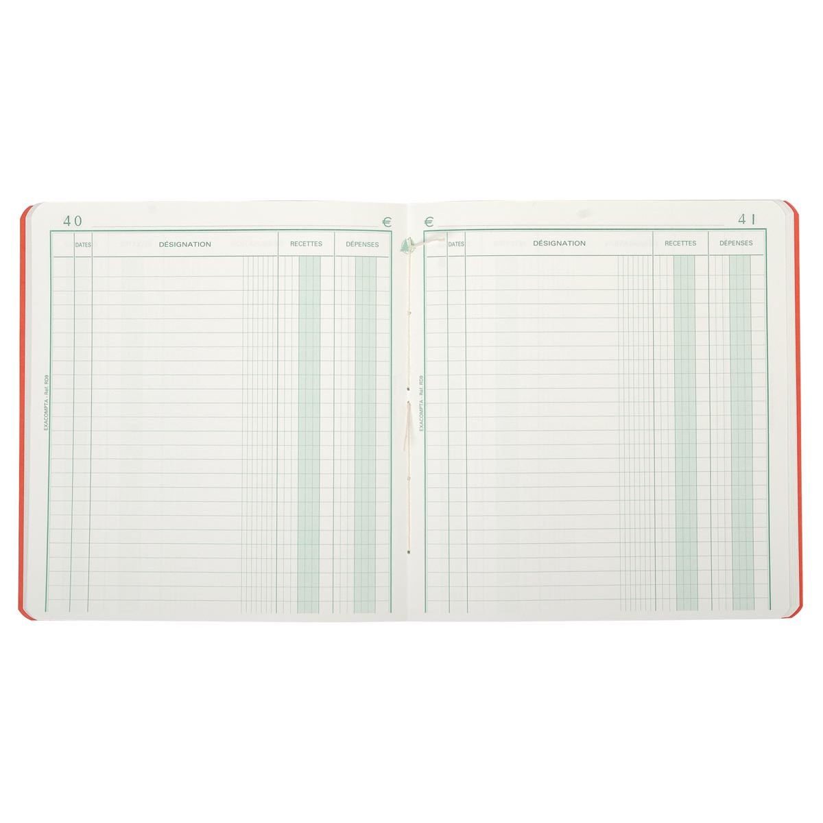 Exacompta - recettes et dépenses, pi 21 x 19 cm, en français