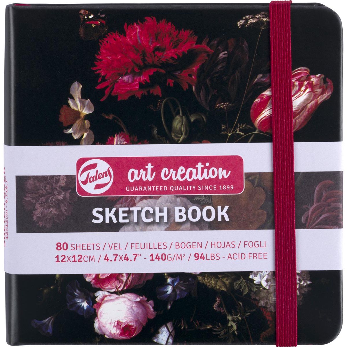 Talens Art Creation - Art Creation schetsboek Stilleven, 140 g/m², ft 12 x 12 cm, 80 vel