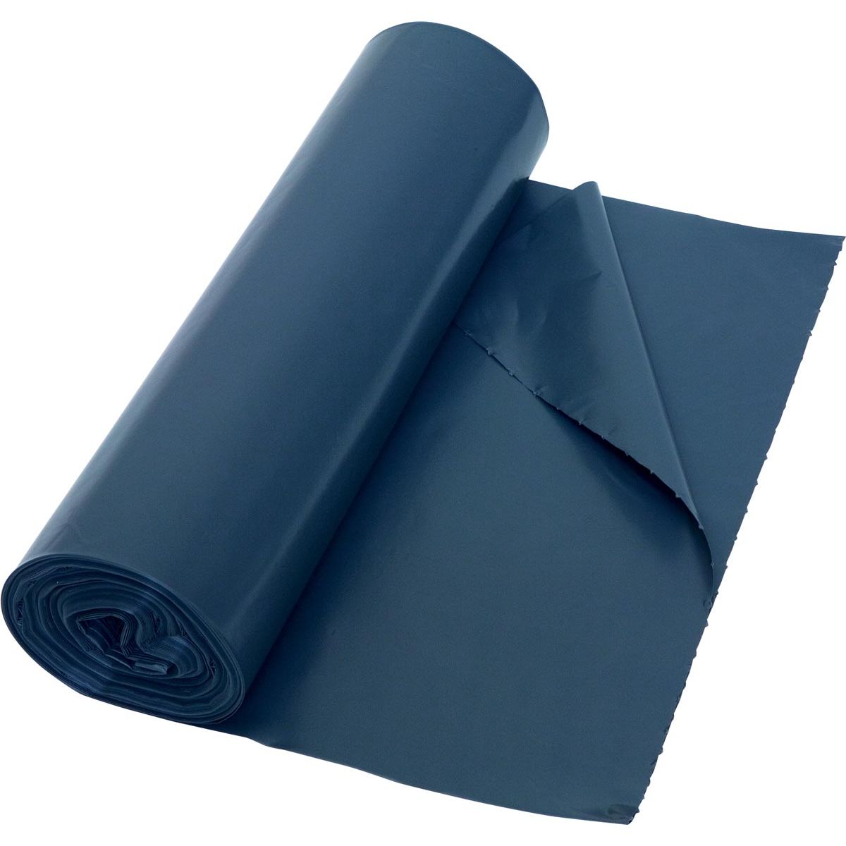 Klika - Vuilniszak 33 micron, ft 90 x 120 cm, 150 liter, grijs, rol van 20 stuks