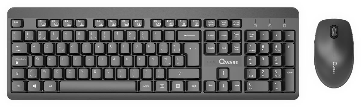 Qware - wireless desk set Nottingham, azerty