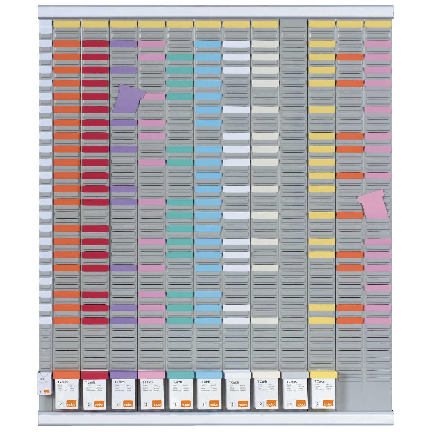 Nobo - T-Kaart Planningset Jaarplanner 13 Kolommen 54 Sleuven