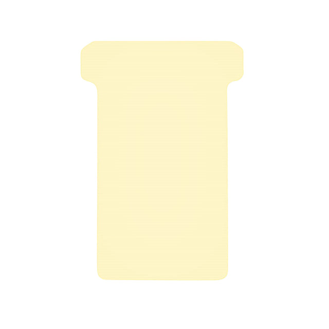 Quantore - T-card Djois misura 2 48mm beige 100 pezzi