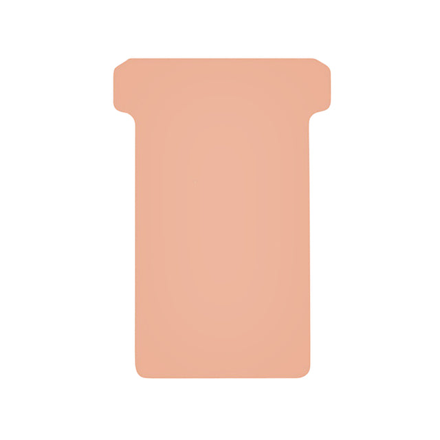 Djois - T-kaart formaat 2 48mm roze 100st | 5 stuks