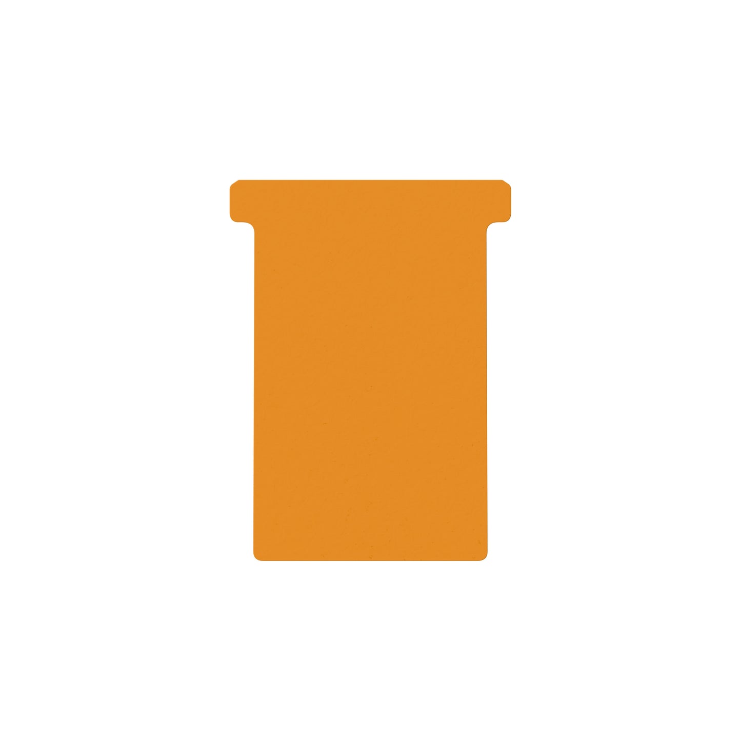 Djois - T-kaart formaat 3 77mm oranje 100 stuks