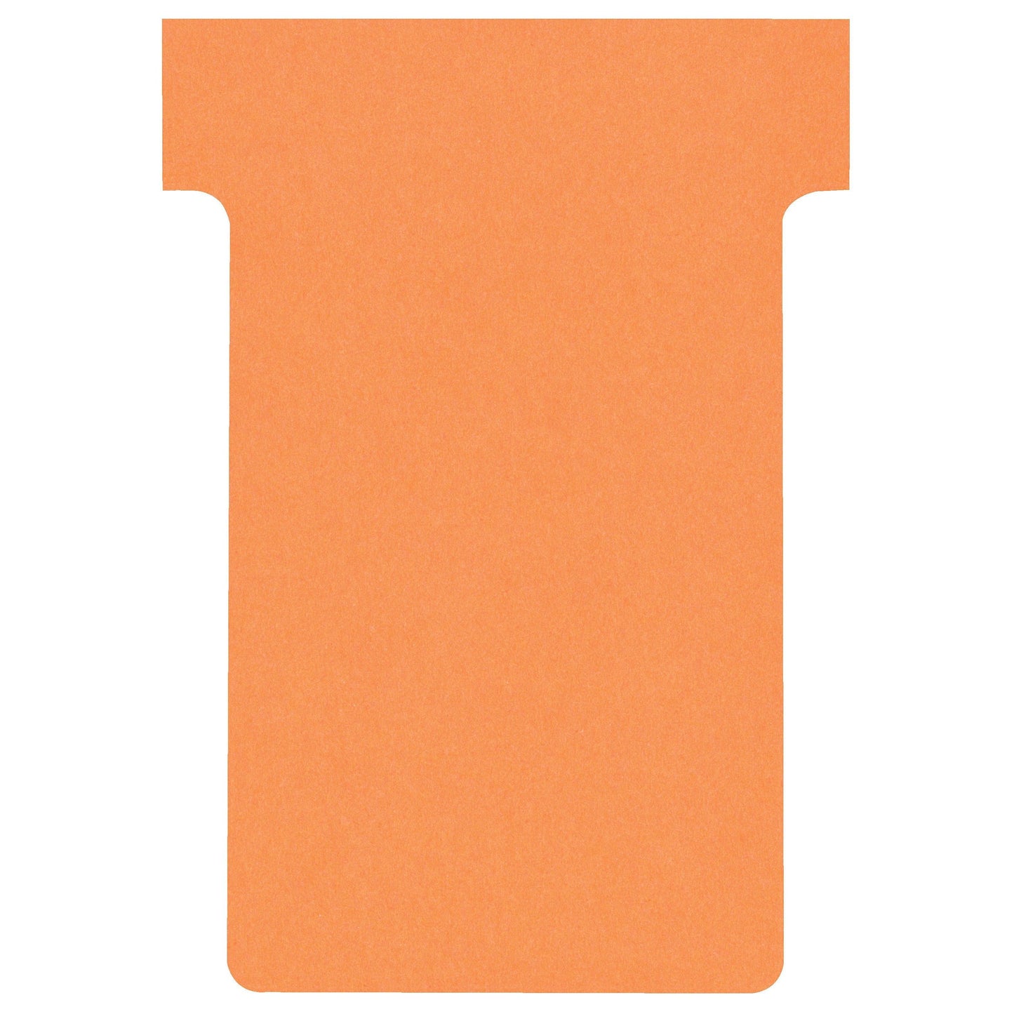 Nobo - T-kaart nr.2 48mm oranje 100 stuks