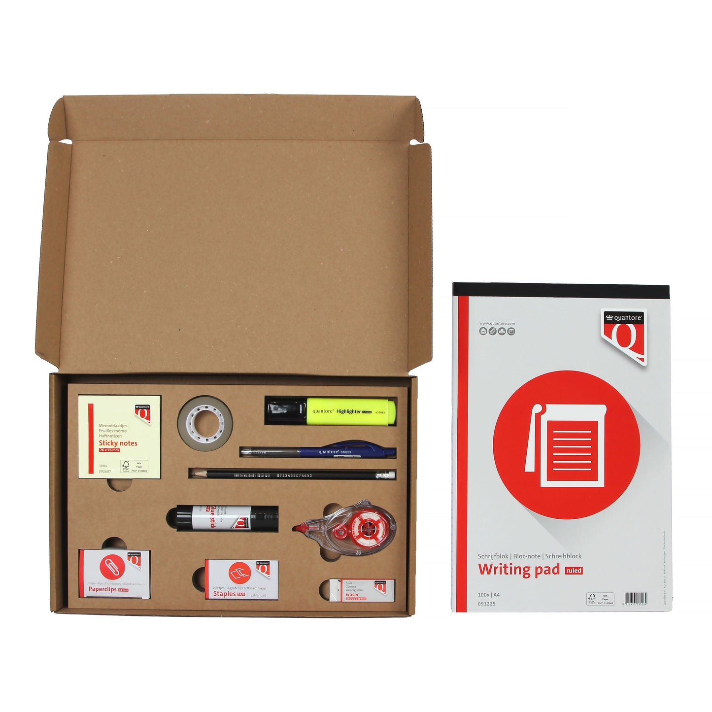 Quantore - House brand suitcase + contents