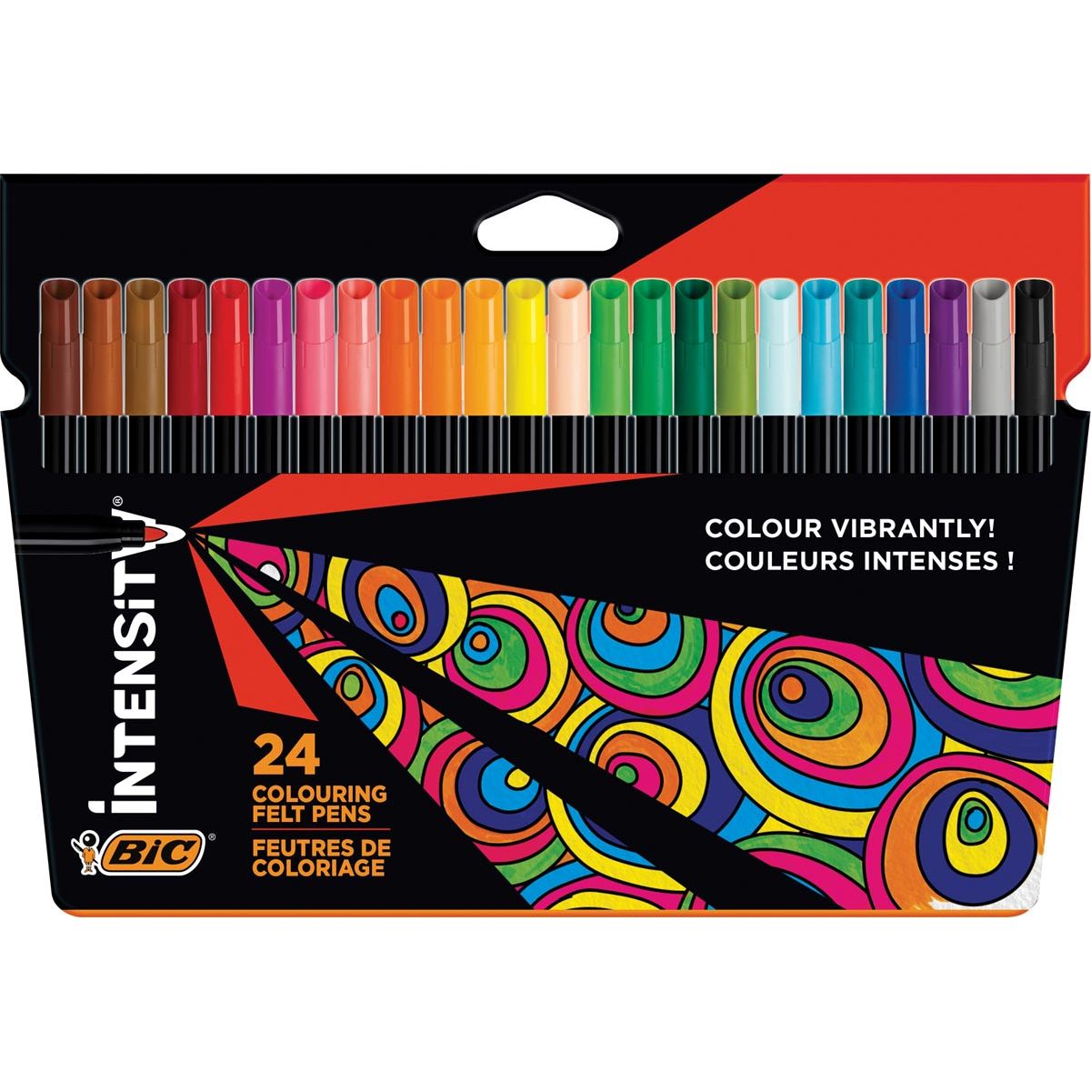 BIC - viltstift Intensity Up, etui van 24 stuks
