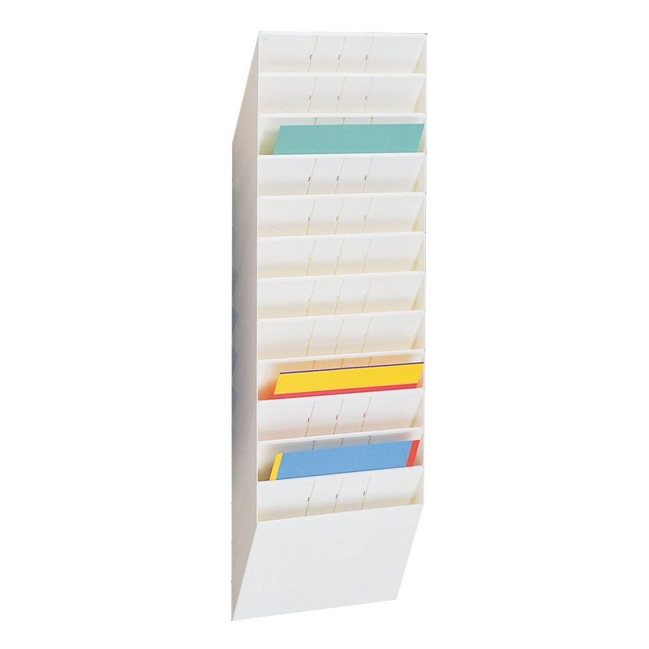 Durable - porte-brochures Flexibox 12 A4 Paysage blanc